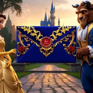 Invitación la Bella y la Bestia